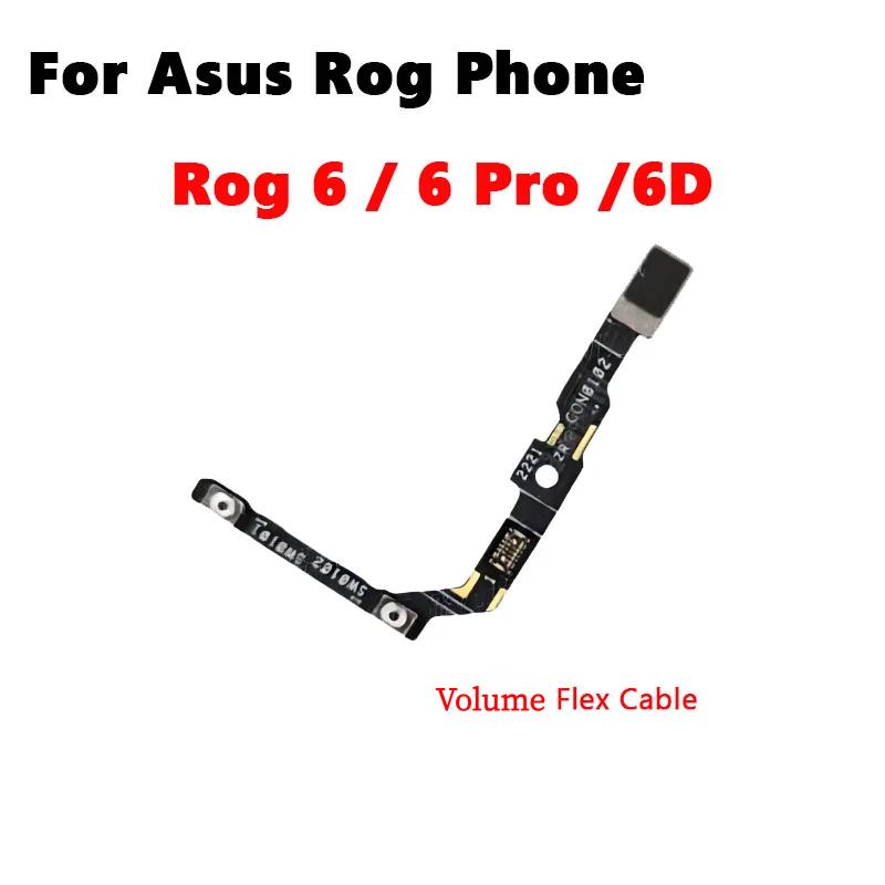 Neues Power-Lautstärke-Button-Flexkabel für Asus ROG Phone 6 ZS630KL Rog 6D 6Pro Ein Aus Power-Lautstärke-Seitentasten Flexband Teile Volume Flex black