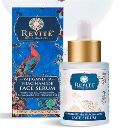 Revite NOURISHMENTS Vajigandha Niacinamide Face serum 30gm