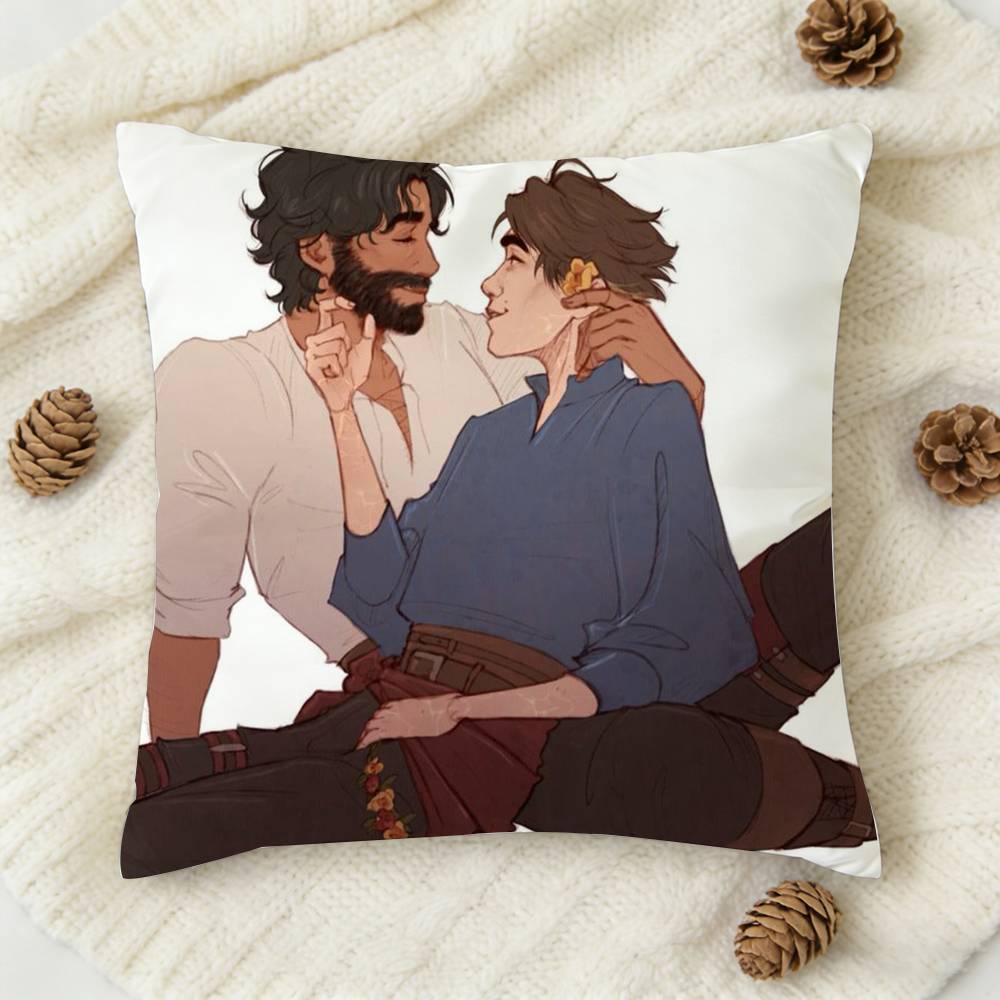 V-Viktor Jayce Jayvik Double-Sided Printed Square Decorative Cushion Cover For Sofa Living Room Home Decor