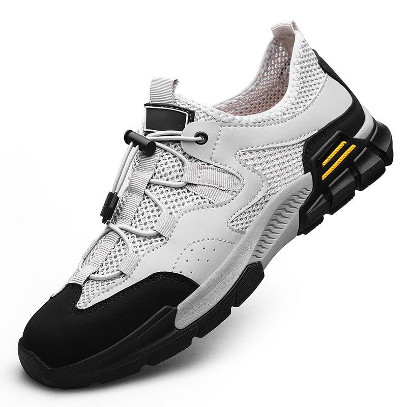 Spring and Summer Outdoor Hiking Shoes Mesh Casual Sports Travel Shoes Hiking Lightweight Breathable Shoes Breathable Mesh Men's Shoes