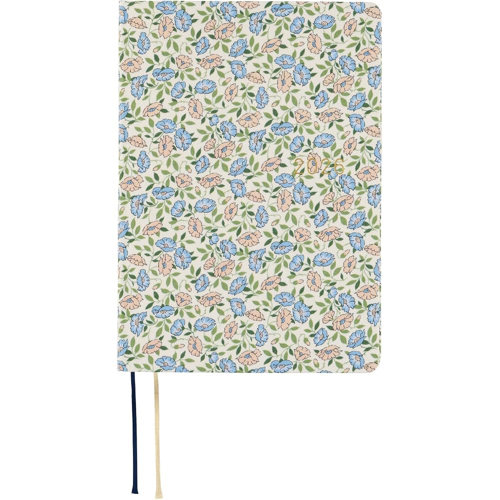 Hobonichi Notebook 2026 HON LIBERTY FABRICS/Sasha Kiora [A6/1 day 1 page/January/Monday start]