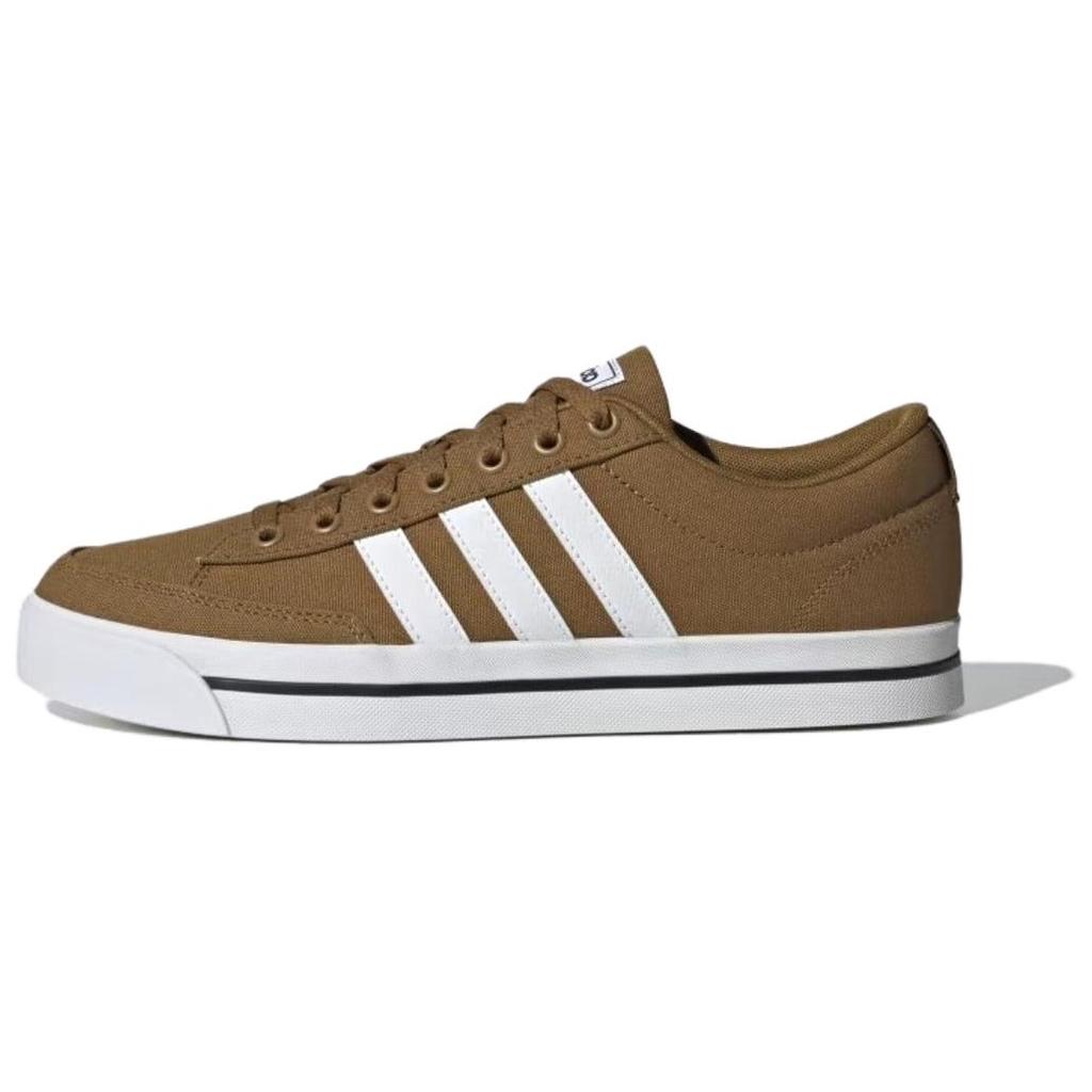 Adidas Retrovulc Comfortable Versatile Slip-Resistant Durable Low-Top Skate Shoes Men Sneakers Brown HQ1695