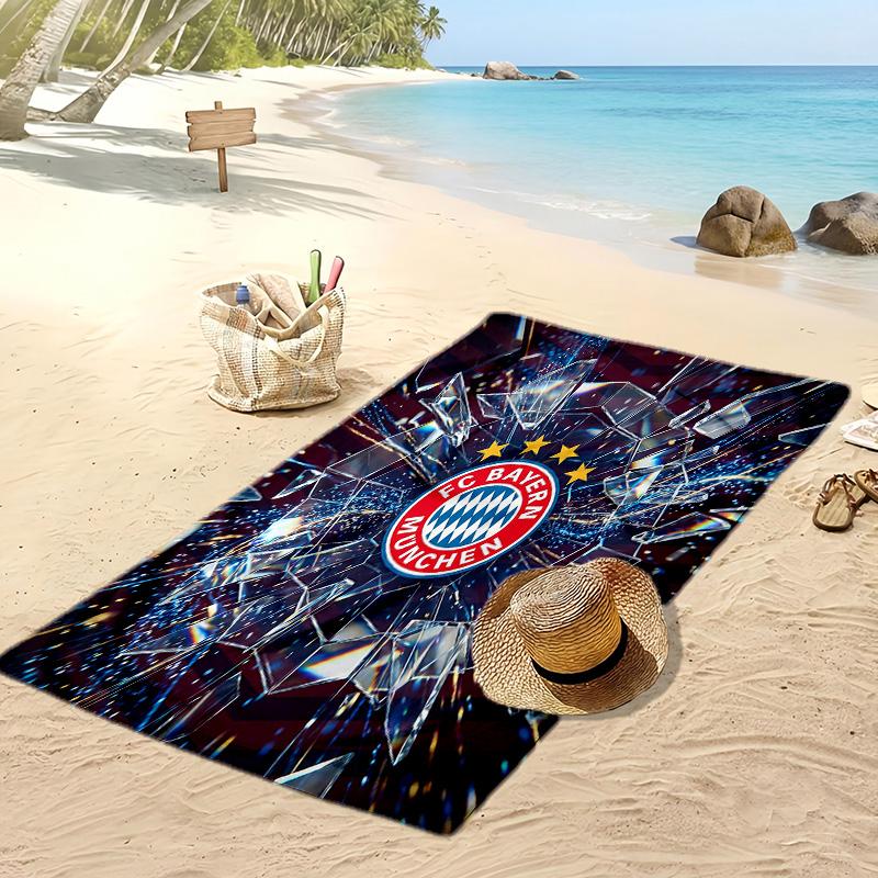Bayern Munich Printed Beach Towel Quick Dry Soft TowelPortable Large Rectangular Beach Blanket for Travel Swimming Pool