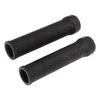 2 Pcs Handlebar Grips Shockproof Anti Slip Texture Soft Comfortable Black Mountain Bike Grips for Many Standard Bikes