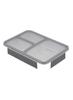 CB JAPAN Replacement Part Gray Slim Bento Box DSK Antibacterial Foodman 600ml Dedicated Lid