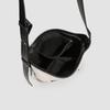 Small Canvas Splicing Large Capacity Bucket Bag Wide Shoulder Strap Fashion All-in-one Striped Shoulder Bag