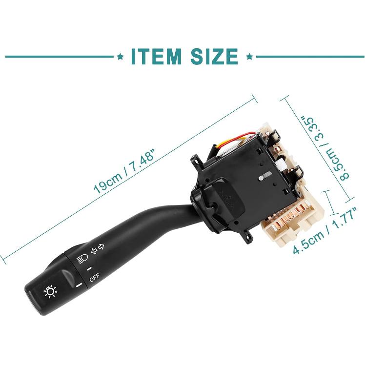 ACROPIX Steering Column Switch Turn Signal Switch Fit for Toyota Camry - Pack of 1 Black