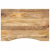 Solid Mango Wood Desktop with Cutout 80 x 60 x 2.5 cm