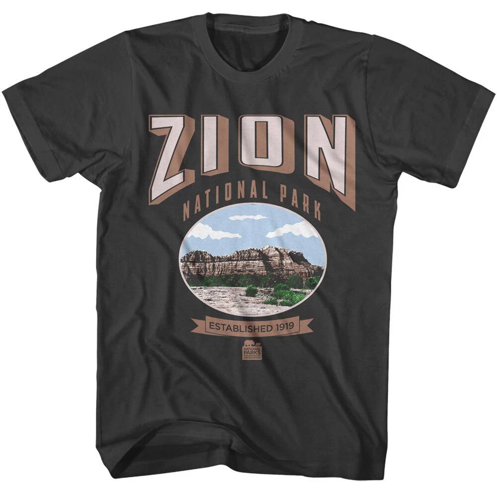 United States Zion National Parks Red Cliffs Virgin River Est 1919 Men s T Shirt S