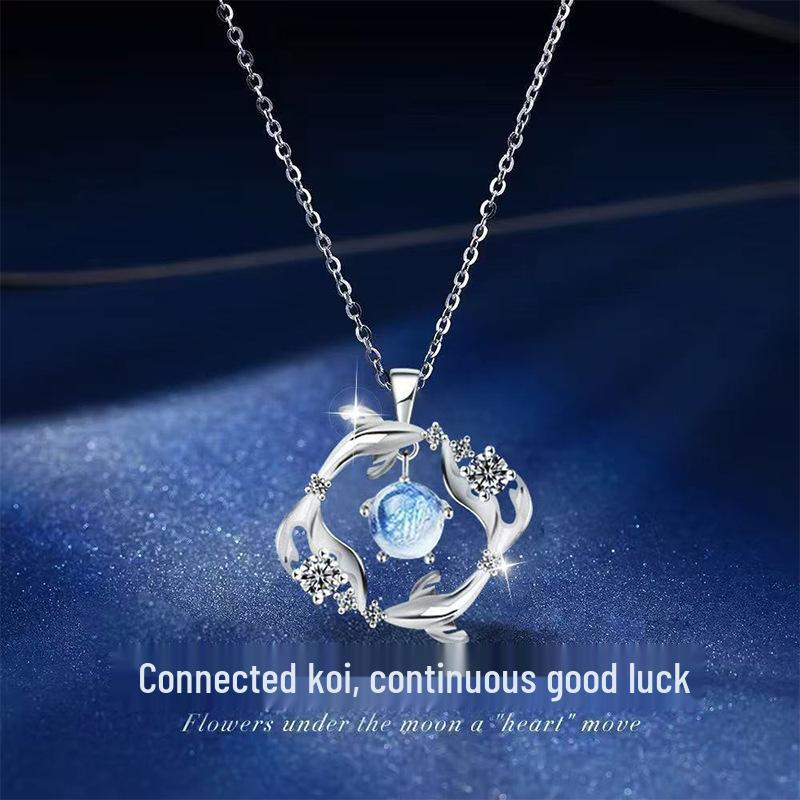 Koi Fish Necklace for Women - Instagram Style, Colorfast, Perfect for Birthday, Valentine's, Graduation, Best Friend Gifts