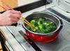Pearl Metal Semolina Frying Pan Strainer, 2628cm compatible, Silver HB-865