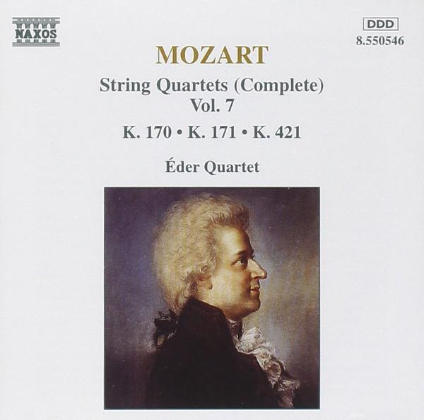 

CD WOLFGANG AMADEUS MOZART - ÉDER QUAR - String Quartets (Complete) Vol. 7 - 8550546 Naxos 1994 Germany ObiClassical Used