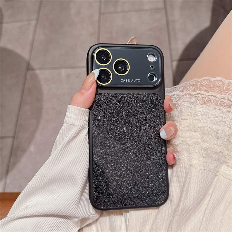 Starry Sky Glitter Anti-Drop Mirror Case: Compatible with iPhone 15, 16, 17 Pro Max