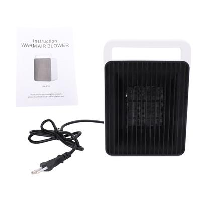 Indoor Electric Space Heater, Portable Heater for Home Office, 2 Heat Settings, 900W PTC Ceramic Rapid Warm Up, Smart