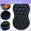 Large Size Dual-sided Sponge Brush For Effortless Beautiful Blue Wave Curls
