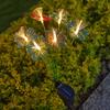 Butterfly/Flower Solar Lights Outdoor Decor Smart Sensor with Auto Brightness, Garden Path Patio Lighting, Perfect Holiday Gift