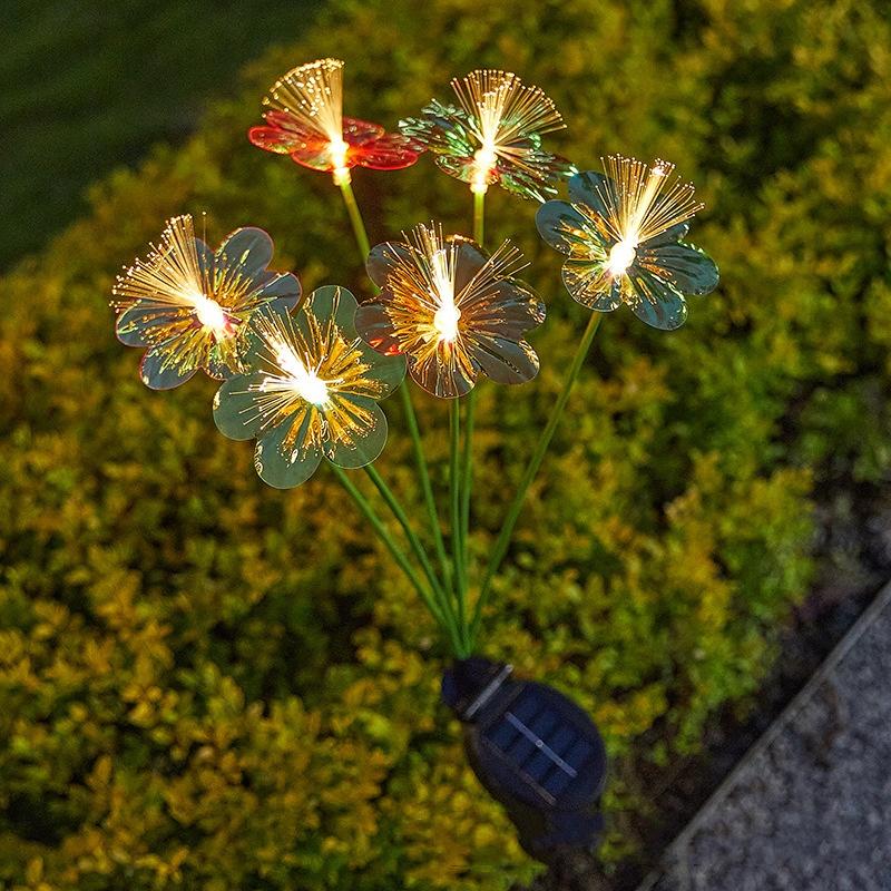 Butterfly/Flower Solar Lights Outdoor Decor Smart Sensor with Auto Brightness, Garden Path Patio Lighting, Perfect Holiday Gift