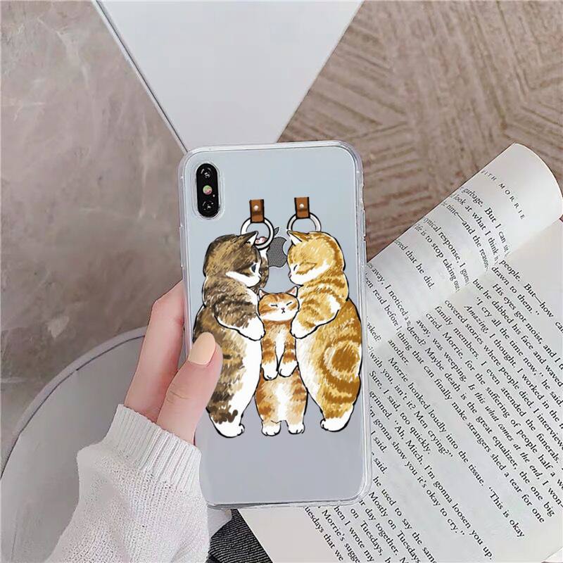 

Чехол для телефона с забавным животным, мультяшным котом на Хэллоуин для iPhone 11, 12, 13 mini pro XS MAX 8, 7, 6, 6S Plus X 5S SE 2020 XR, прозрачный чехол iphone 14promax