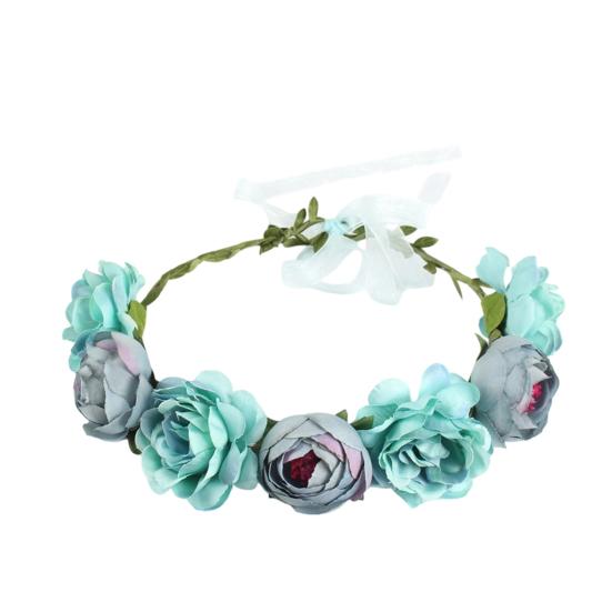 Bridal Flower Crown Bohemian Summer Holiday Flower Rose Flower Crown Headband Floral Hair