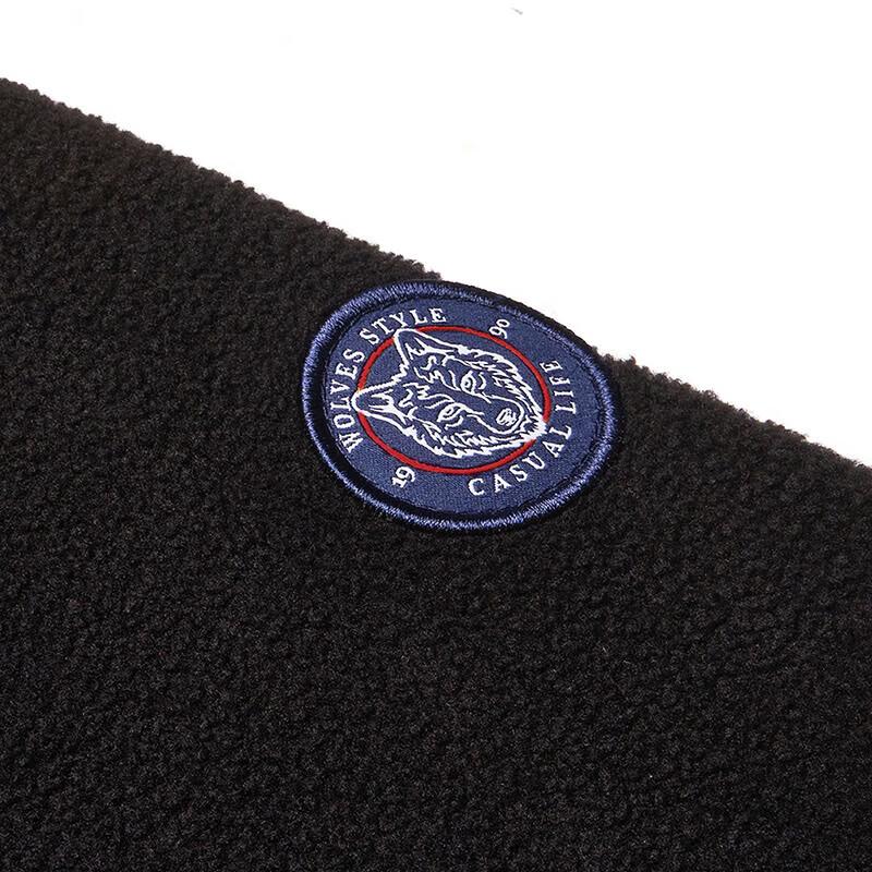 Septwolves Men's Fleece Stand-Collar Jacket