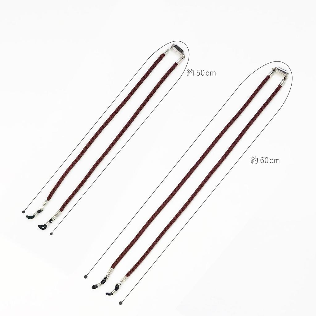 Short Eyeglass Cord F201115 A.Y.Judie s34-001 (Black Blade, Standard)