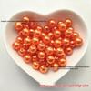 DIY Handmade Materials: 4-20mm Colored Round Loose Beads, ABS Imitation Pearls for Beading and Accessories