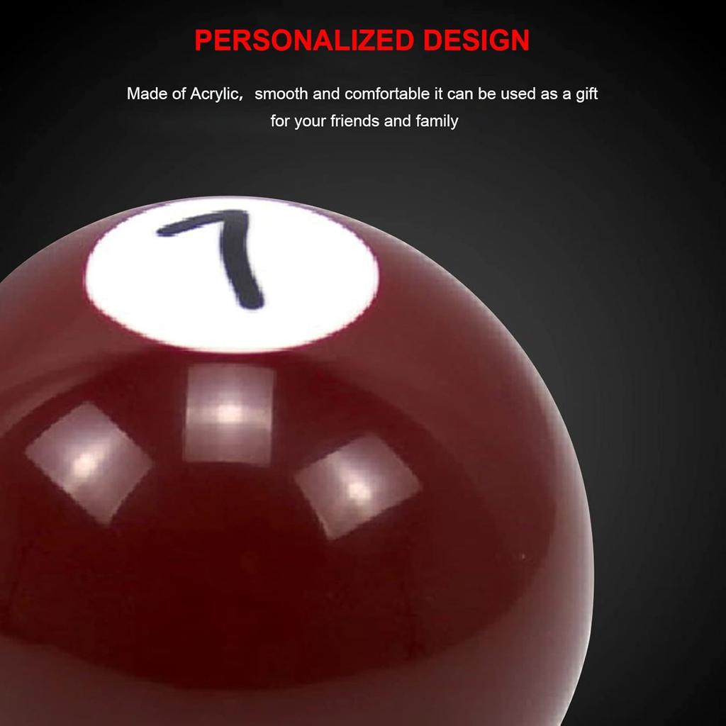 RYANSTAR Shifter 7 Ball Billiard Pool  Shift Knob Universal Stick Shifter Knobs for Car SUV Bus Truck