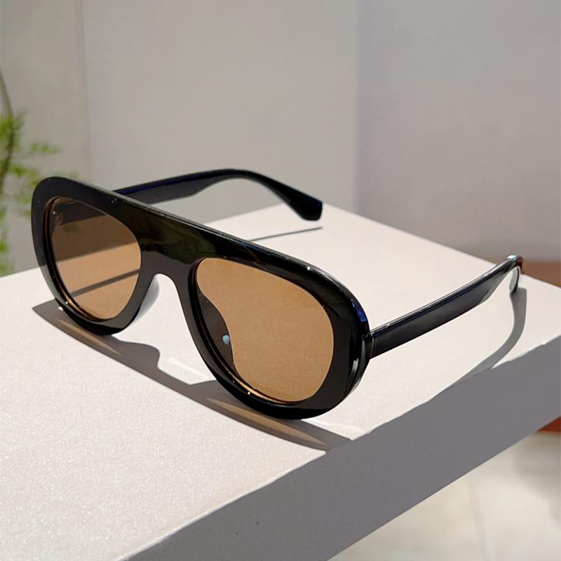 Pilot Sunglasses Men Vintage Candy Color Rim Outdoor Casual Shades Women Retro Stylish Design Anti-UV Decor Sun Glasses