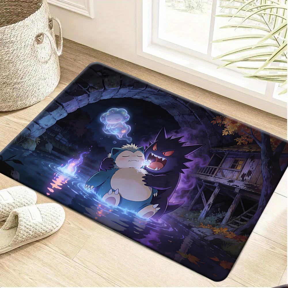 Charmander with Cap Winter Campfire Non-Slip Doormat Soft Floor Mat 40x60cm