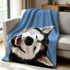 Pup Art  Blanket Soft Cozy Throw for Sofa Bed Festive Holiday Decor Gift for Kids and Adults, Lightweight and Warm