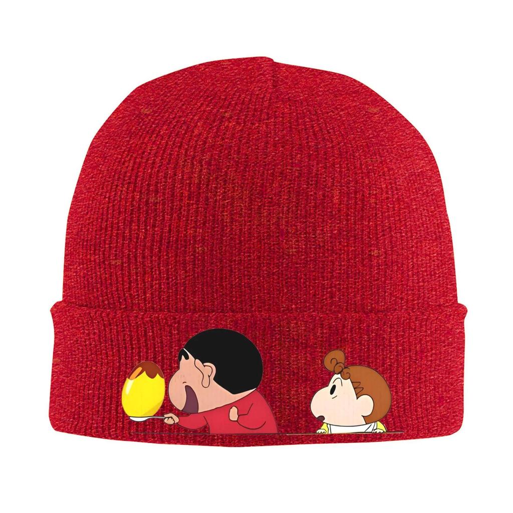 Crayon ShinC Knitted Hat Beanies Winter Hat Warm Acrylic Hip Hop Cute Anime Caps Unisex Women Gift