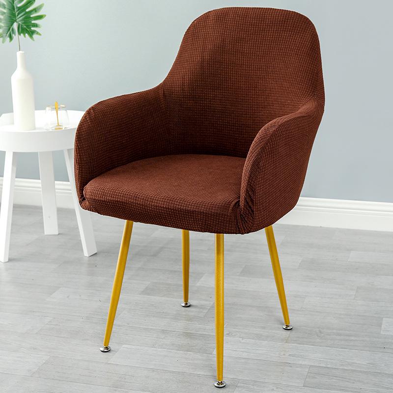 Nordic High Armrest Waterproof Elastic Chair Cover - One-Piece Fabric for Home, Hotel & Restaurant.