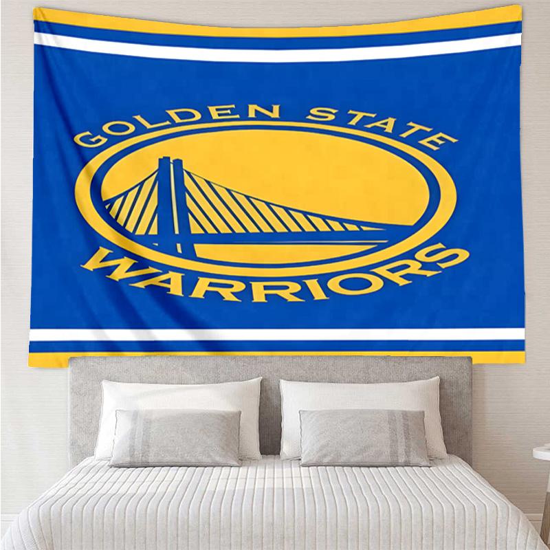 Golden State Warriors Logo Tapestry Hanging for Bedroom,Livingroom, Playroom,Decor Art Room Wall Tapestry Holiday and Birthday Gifts