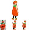 Vibrant Orange Pumpkin Fancy Dress For Children Halloween Celebration Events