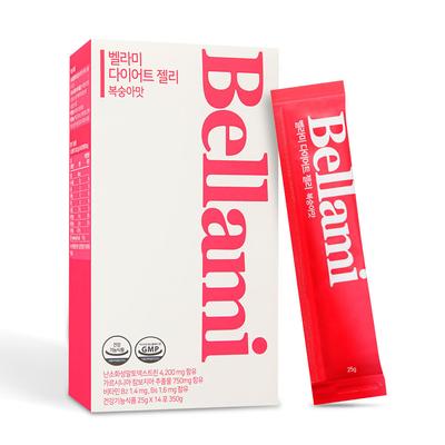 Diet Jelly Peach Flavor 25g 14 Sticks (2-week Supply)