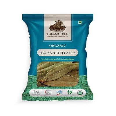 Organic Leaf Whole Tej Patta 100Gram | Dried Bay Leaves Indian Spices | NPOP Certified I Organic Ceritfied