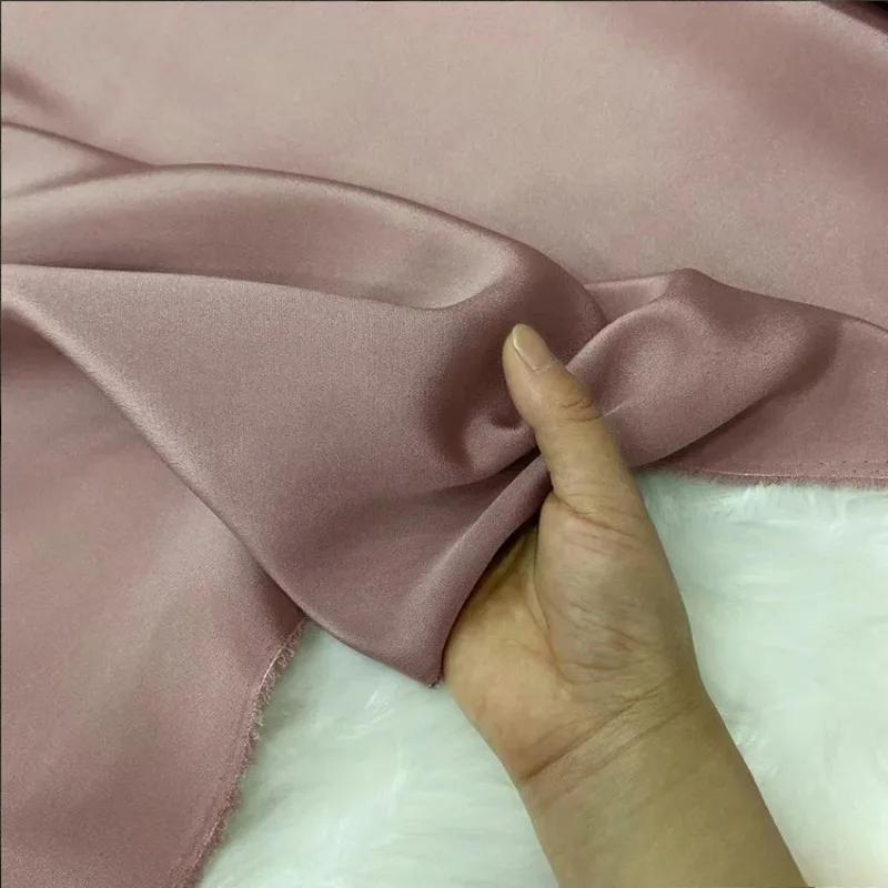 Einfarbig 100% Maulbeerseide 30 Momme Schwerer Seidenkrepp de Chine Stoff Seiden Schwerer Krepp Stoff für Bekleidung Kleider Hosen