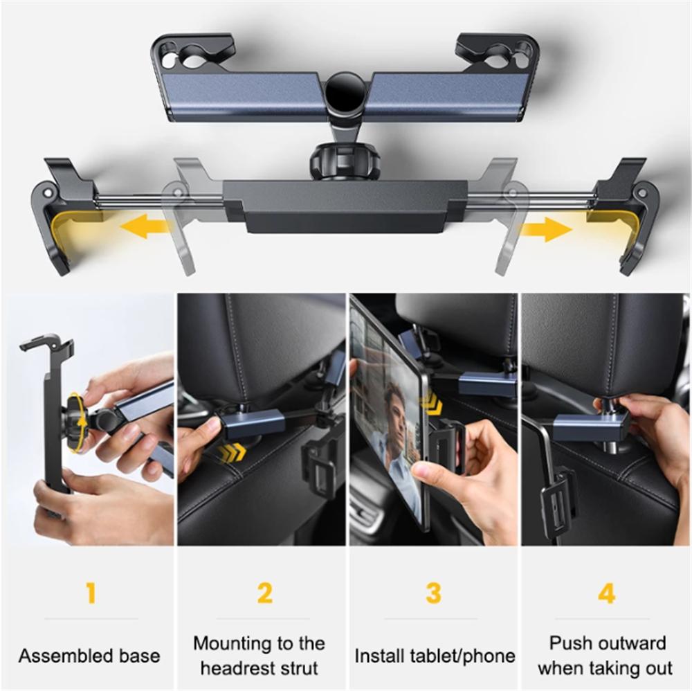 Telescopic Phone Tablet Holder For Car