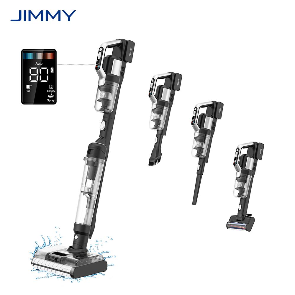 Refurbished: JIMMY PW11 Pro 4-In-1 Cordless Vacuum & Washer, 460W Strong Power, Double Cleaning with Dual Brushrolls, Hot Air Fast Drying