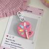 Classic Paint Palette Pendant Keychain Car Heart-Shaped Cute Keyring Art Course Grauduation Souvenir Gifts