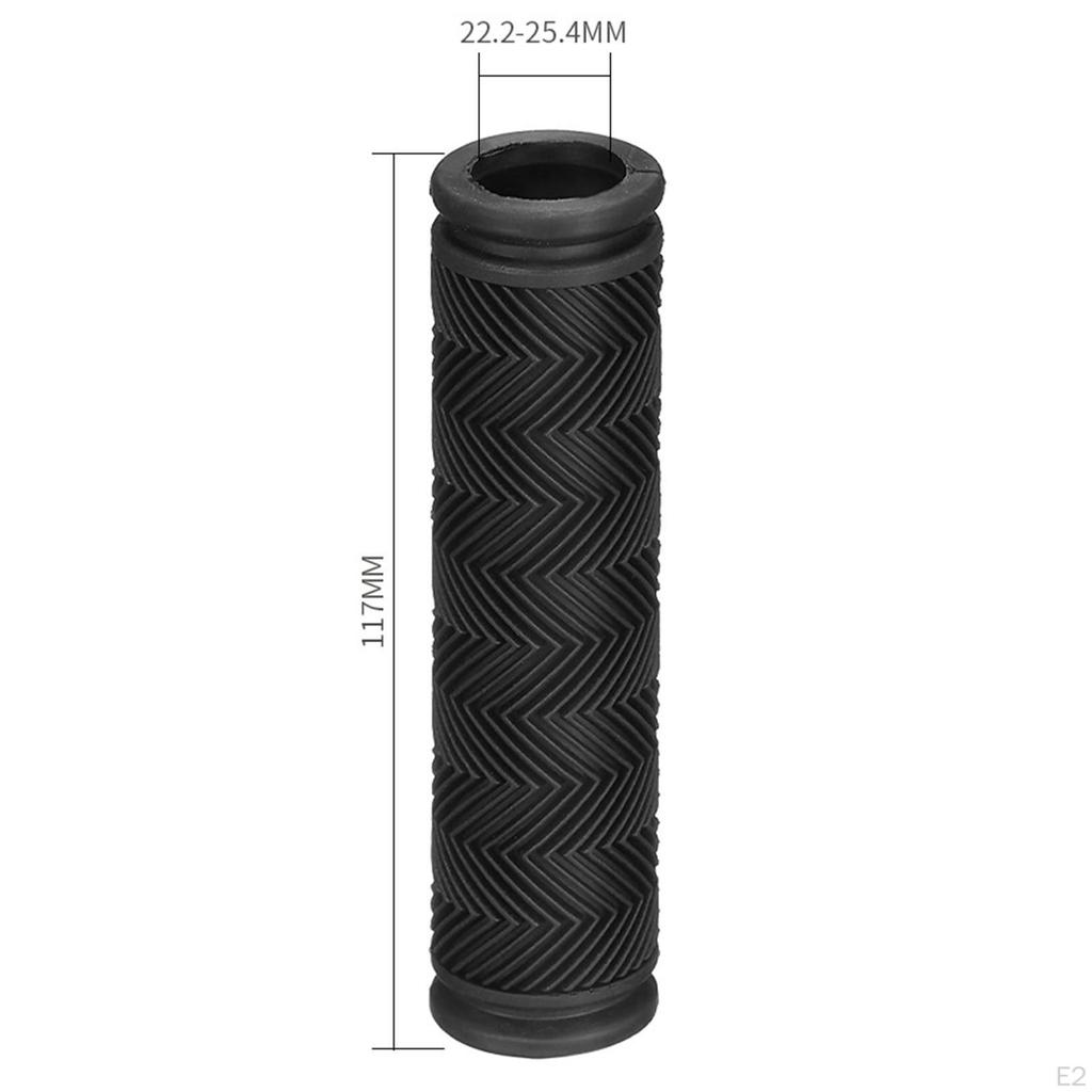 2 Pack Bicycle Handlebar Grips Anti-Slip for Road Mountain Bikes Outdoor Riding Accessories