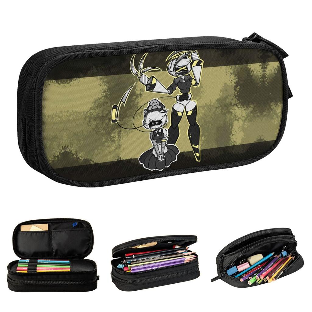 Murder Drones Game Pencil Case Anime Pen Box Bag Girls Boys Big Capacity Students School Cosmetic Pencil Pouch