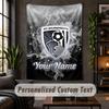 Wall Tapestry Bournemouth Football Print Custom Name Text Wall Hanging Home Decor