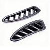 For - Hyundai Sonata Carbon Fiber Interior Dashboard Air Vent Cover Trim