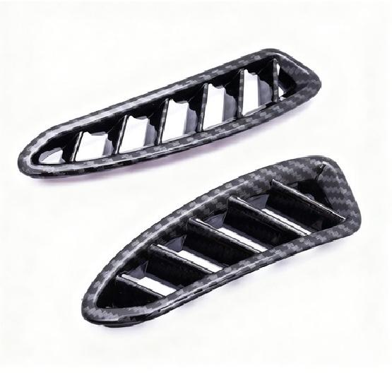 For - Hyundai Sonata Carbon Fiber Interior Dashboard Air Vent Cover Trim