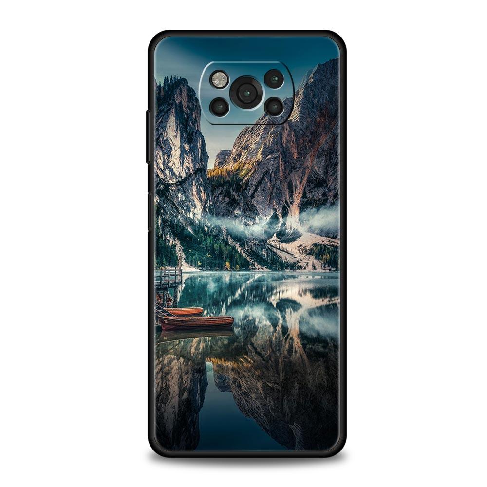 Forest Beach Sunrise Nature Phone Case For Xiaomi Poco X3 NFC M3 F3 F4 M4 X4 Mi Note 12T 12 Pro 10 11 Lite 10T 5G 11T 9T Cover