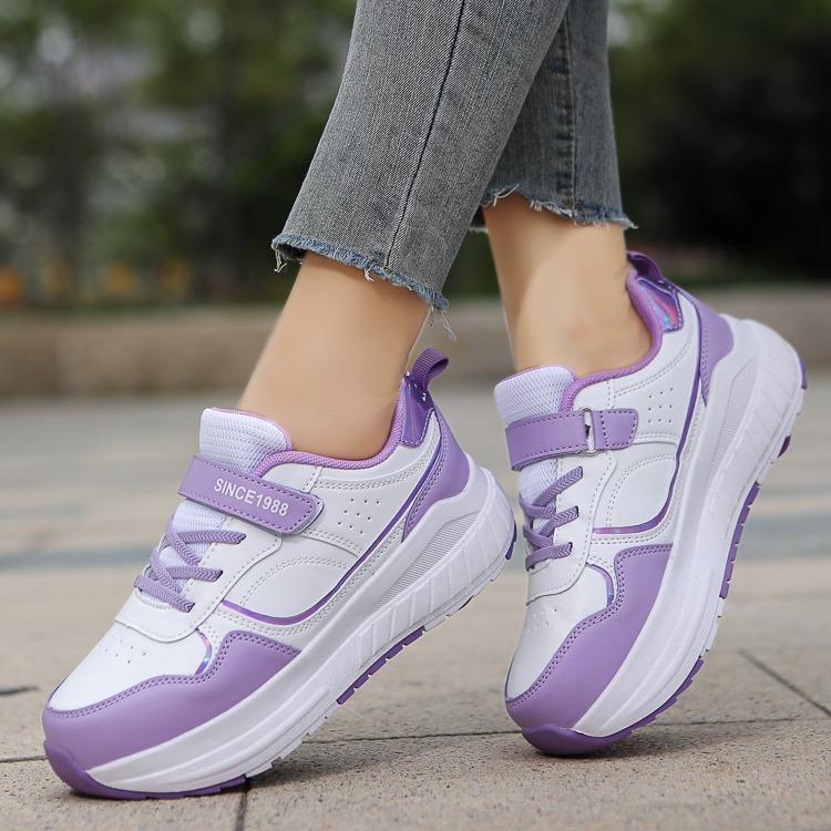 Buty na kółkach, Buty z kółkami, Czterokołowe zdeformowane kółka dla chłopców, Kółka dziecięce, Buty na kółkach dla uczennic mogą chodzić