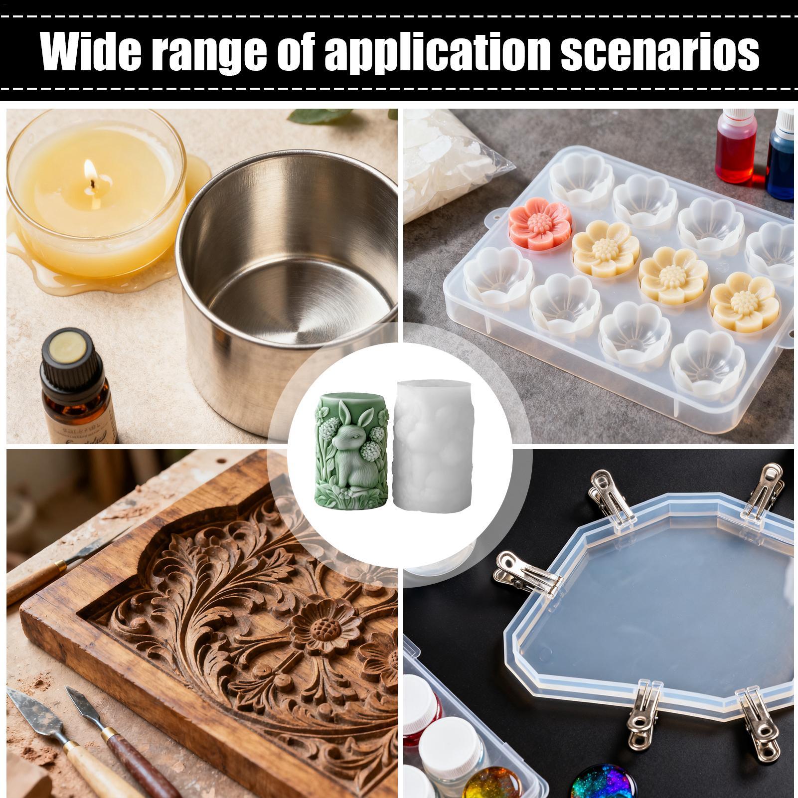

Формы для свечей Кролик Цветок Арт Поделки Украшения Гипсовая Мыльная Форма Для Дома Комнаты Свадебного Ужина Стола Декор China Mainland