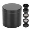 Herb Grinder Zinc Alloy 5 Layers DoubleLayer Filter Pepper Spices Smoke Grinding Tool 53mm