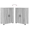 Bathroom Furniture Set 4 Pcs Grey Sonoma 61 X 35 X 64 Cm